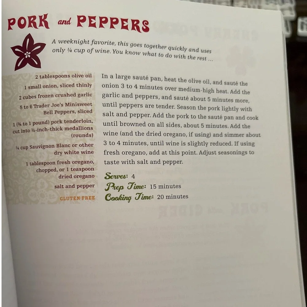 The I Love Trader Joes Cookbook Cherie‎ Mercer Twohy Signed by Author Paperback